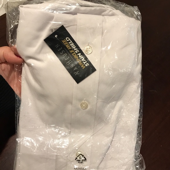 Size 14 Van Heusen short sleeve white female aviator pilot shirt NWT - Picture 7 of 8